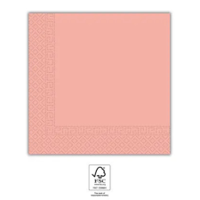 Javoli Rózsaszín Unicolour Pink szalvéta 20 db-os 33x33 cm FSC papírárú, csomagoló és tárolóeszköz