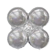 Javoli Silver, Ezüst léggömb tartó 90 cm (WP) party kellék