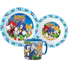 Javoli Sonic, a sündisznó étkészlet, micro műanyag szett bögrével 265 ml babaétkészlet