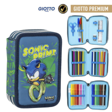 Javoli Sonic a sündisznó Prime tolltartó töltött 3 emeletes tolltartó