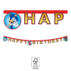 Javoli Sonic a sündisznó Sega Happy Birthday felirat FSC 2 m