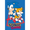 Javoli Sonic a sündisznó Tails kéztörlő arctörlő, törölköző 30x50cm
