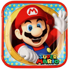 Javoli Super Mario Mushroom World papírtányér 8 db-os 23 cm party kellék