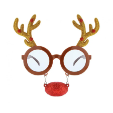 Javoli Szarvas Reindeer szemüveg piros orral jelmez