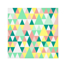 Javoli Színes Green Joy szalvéta 20 db-os 33x33 cm party kellék