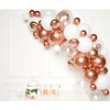 Javoli Színes Rose Gold léggömb, lufi girland 66 db-os szett