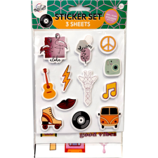 Javoli Színes Travel matrica szett 3 ív matrica