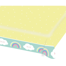 Javoli Szivárvány és Felhő Rainbow and Cloud papír asztalterítő 175x115 cm party kellék