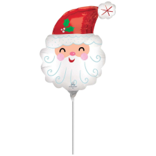 Javoli Télapó Red mini fólia lufi 25 cm (WP) party kellék