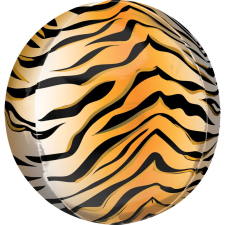 Javoli Tigris csíkos Gömb fólia lufi 40 cm party kellék