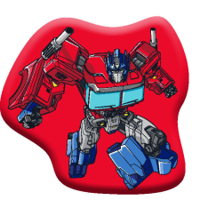 Javoli Transformers Red Autobot formapárna, díszpárna 39x42 cm Velúr lakástextília