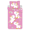 Javoli Unikornis Fun ágyneműhuzat 135×200 cm, 80×80 cm