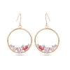 Javoli Victoria Rose gold színű színes köves fülbevaló