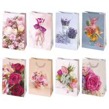 Javoli Virág Bouquets papír ajándéktasak, ajándékzacskó 16x24x7 cm party kellék