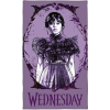 Javoli Wednesday Gothic kéztörlő, arctörlő, törölköző 30x50cm