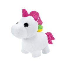 Jazwares Adopt Me neon világító unikornis plüss, 30 cm (AME0011) plüssfigura