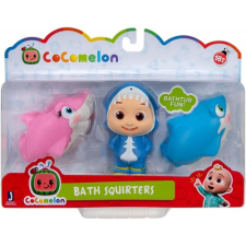 Jazwares Cocomelon spriccelő fürdőjáték, JJ baba és 2 cápa, CMW0029 játékfigura