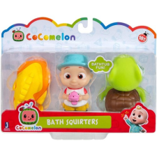 Jazwares Cocomelon spriccelő fürdőjáték, JJ baba, hal és teknős, CMW0030 játékfigura