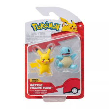 Jazwares Pokémon: 2 db-os figura csomag - Squirtle, Pikachu játékfigura