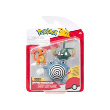 Jazwares Pokémon 3 db-os figura csomag - Charmander, Trubbish &amp; Poliwhirl játékfigura