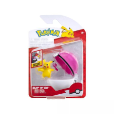 Jazwares Pokémon: Clip 'N Go figuracsomag - Pikachu Love Ball játékfigura