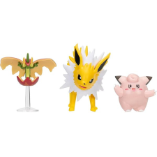 Jazwares Pokémon figurák - Clefairy, Flapple, Jolteon játékfigura