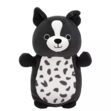 Jazwares Squishmallows HugMees 25 cm - Monty , a fekete-fehér pöttyös Border Collie plüssfigura