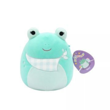 Jazwares Squishmallows: Novi, a zöldeskék béka tarka kendővel - 20 cm plüssfigura