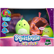 Jazwares Squishville mini plüss játékkészlet, kemping készlet (Sqm0057D-3) plüssfigura