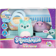 Jazwares Squishville mini plüss játékkészlet, Pool Party készlet, SQM0057-2 plüssfigura