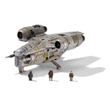 Jazwares Star Wars - Csillagok háborúja Micro Galaxy Squadron 20 cm-es jármű figurával - Razor Crest Arvala-7 csatahajó akciófigura