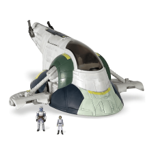 Jazwares Star Wars jármű figurával, Jango Fett űrhajója, 20 cm (SWJ0031) játékfigura