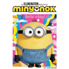JCS Média Kft. Minyonok - Bello világ! - 16 matricával! gyermek- és ifjúsági könyv