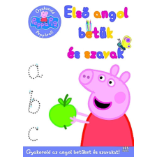JCS Média Kft. Peppa Malac - Gyakorolj Peppával! - Első angol betűk és szavak gyermek- és ifjúsági könyv