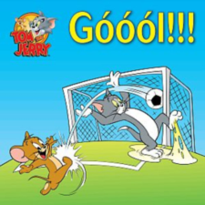 JCS Média Kft. Tom és Jerry - Góóól!!! gyermek- és ifjúsági könyv