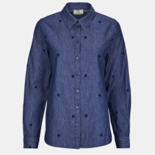 JDY Ingek / Blúzok JDYLOVE L/S EMBR SHIRT Kék EU XS blúz