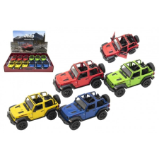  Jeep Wrangler 2018 fém autó modell nyitott tetővel autópálya és játékautó