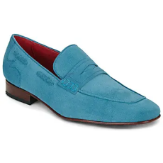 Jeffery-West Mokkaszínek JUNG BLUE 626 VELOUR Kék 44