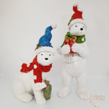  Jegesmedve sapkában dekorációs kellék