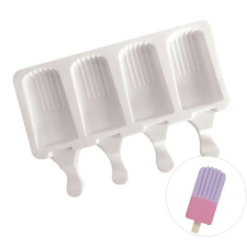  Jégkrém készítő forma, hagyományos, szilikon, 25×13,5 cm sütés és főzés