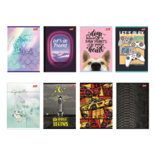  Jegyzettömb A6, 100 lapos, négyzethálós, Unipap jegyzettömb