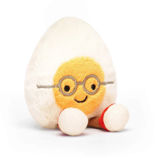 Jellycat plüss szemüveges főtt tojás - Amuseable boiled egg geek plüssfigura