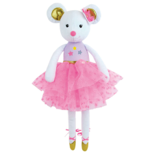 Jemini Musical Plus játék 40cm balerina fehér egér plüssfigura