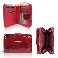  Jennifer Jones Női Bőr Pénztárca 5198-14 Piros -Pillangós pénztárca