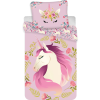 Jerry Fabrics ágynemű huzat- Unicorn / egyszarvú flowers (8592753024577)