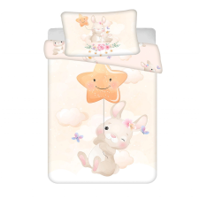 Jerry Fabrics  Bunny Star baby 100 × 135, 40 × 60 cm (00145-DOPOSPDI03A) lakástextília