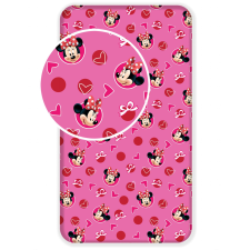 Jerry Fabrics Sheet Minnie Hearts 02 90 × 200 × 25 cm (011153-PROSMINNSA) lakástextília