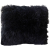 Jerry Fabrics szőrme hatású párnahuzat, fekete, 40×40 cm