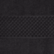  Jessi pamut fürdőszoba szőnyeg Fekete 60x90 cm lakástextília