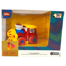 Jéték lendkerekes vonat 8x5 cm - piros autópálya és játékautó